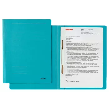 Leitz 30030035 teczka Karton, Plastik Niebieski A4