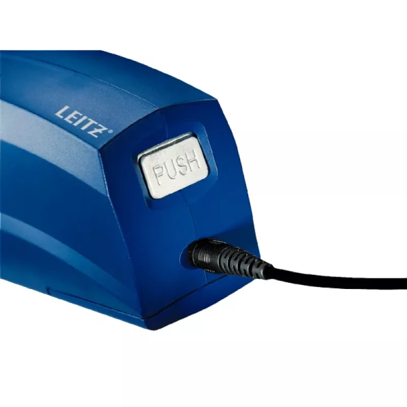 Zszywacz elektryczny Leitz 5533 NeXXt płaski Clinch, 20 arkuszy, 200 zszywek, 2 cm, tworzywo sztuczne, niebieski, 1 kg