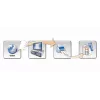 Leitz indeks do druku na PC, PP, bardzo szeroki, indeks numeryczny, polipropylen (PP), niebieski, zielony, pomarańczowy, czerwony, żółty, 245 mm, 2 mm, 305 mm
