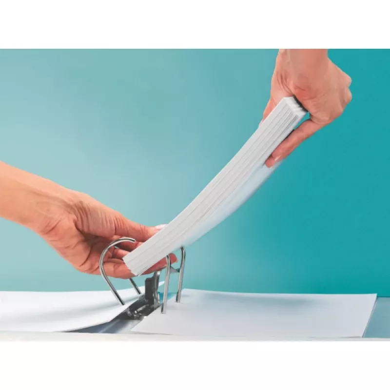 Leitz LEITZ Standardowy segregator dźwigniowy A4 80 mm, z wycięciami, tektura (RC), szerokość grzbietu 80 mm (1080-50-25)
