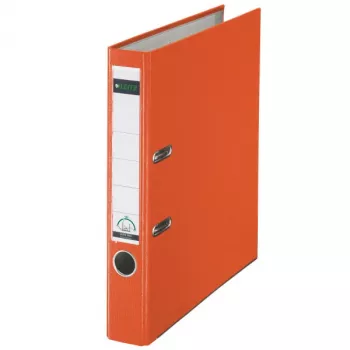 Leitz 180° Lever Arch File Tworzywo sztuczne, A4, Polietylen, Pomarańczowy, 350 arkuszy, 5 cm, 285 mm
