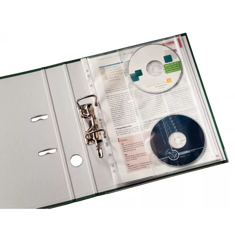 Leitz Premium kieszeń na CD A4, 30% tworzywa z recyklingu przedkonsumenckiego