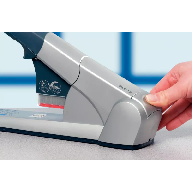 Leitz Heavy Duty Stapler, 80 arkuszy, srebrny, Leitz 5591, 5592, 5593, 5594, Metal, Tworzywo sztuczne, 4,3 cm, 1 kg