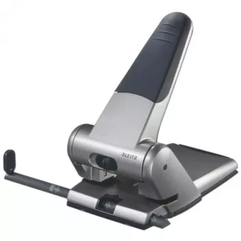 Dziurkacz Leitz Heavy Duty, 65 arkuszy, srebrny, 8 cm, 5,5 mm, A5, 1 kg