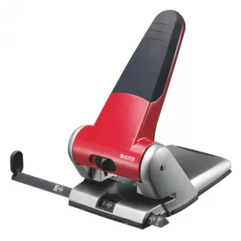 Leitz Heavy Duty 5180 dziurkacz 65 arkuszy Czerwony