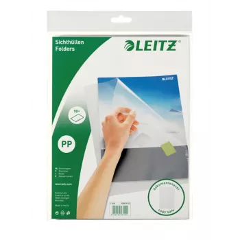 Leitz Quality Folder A4, 30% tworzywa sztucznego pochodzącego z recyklingu przedkonsumenckiego, A4, polipropylen (PP), orientacja pionowa, 220 mm, 313 mm, 20 g