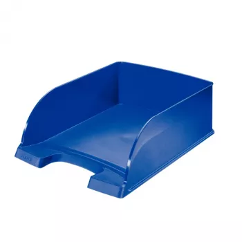 Leitz Letter tray Plus Jumbo, Tworzywo sztuczne, niebieski, A4, Envelope, Letter, Note, Paper, 242 x 330 x 95 mm, 255 x 357 x 103 mm