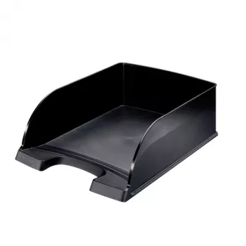 Leitz Letter tray Plus Jumbo, Plastik, Czarny, A4, Koperta, List, Notatka, Papier, 242 x 330 x 95 mm, 255 x 357 x 103 mm