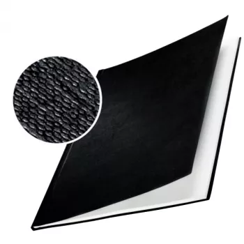 Leitz impressBIND covers Hard linen 21,0 mm, A4, Carton, Czarny, 210 sheets, 216 mm, 26 mm