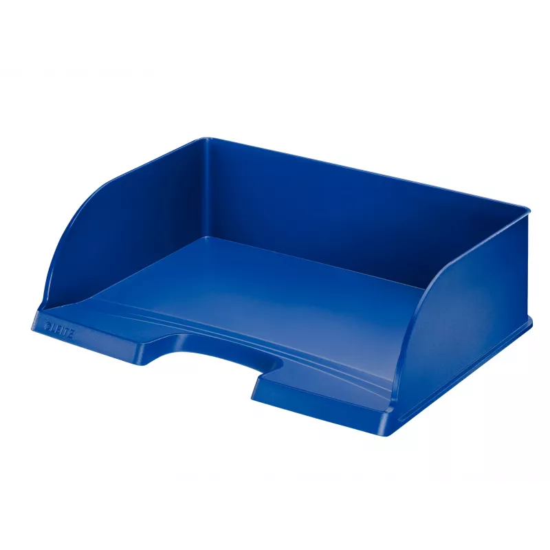 Leitz Tacka na listy Plus Landscape Jumbo, plastikowa, niebieska, A4, listy, notatki, papier, 350 x 245 x 97 mm, 363 x 273 x 103 mm