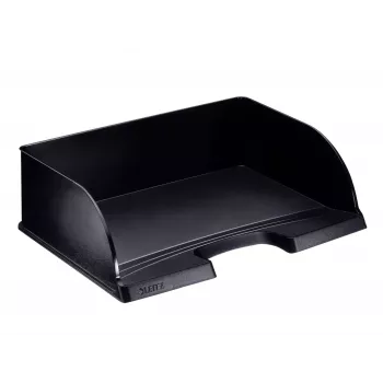 Leitz Taca na listy Plus pozioma Jumbo, tworzywo sztuczne, czarny, koperty, listy, notatki, papier, 350 x 103 x 273 mm, 363 x 273 x 103 mm, 400 g
