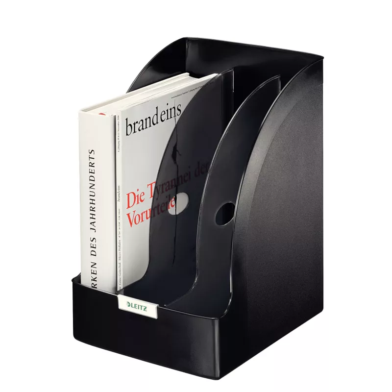 Leitz Magazyn segregatorowy Plus Jumbo, czarny, tworzywo sztuczne, A4, 20,5 cm, 213 mm, 321 mm