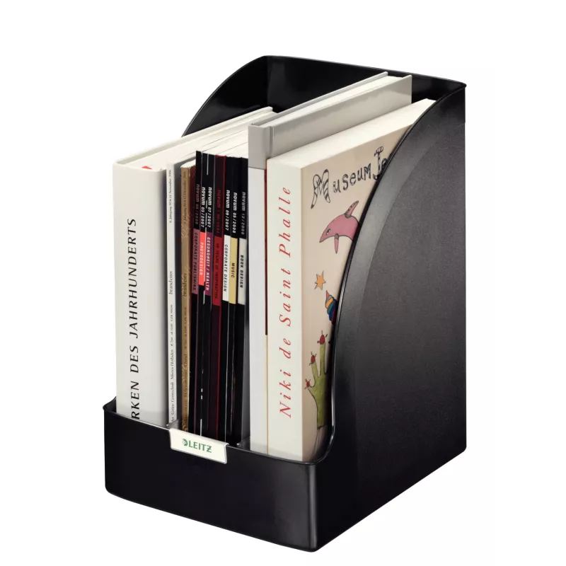 Leitz Magazyn segregatorowy Plus Jumbo, czarny, tworzywo sztuczne, A4, 20,5 cm, 213 mm, 321 mm