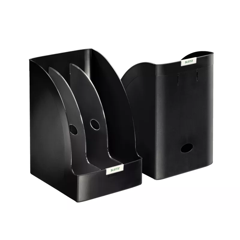 Leitz Magazyn segregatorowy Plus Jumbo, czarny, tworzywo sztuczne, A4, 20,5 cm, 213 mm, 321 mm