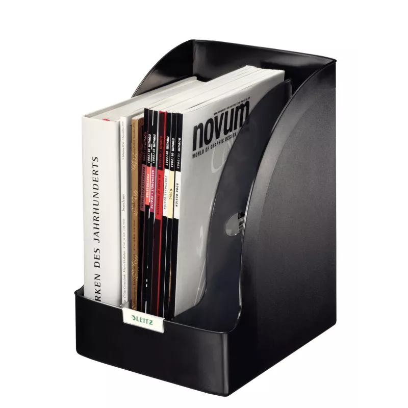Leitz Magazyn segregatorowy Plus Jumbo, czarny, tworzywo sztuczne, A4, 20,5 cm, 213 mm, 321 mm