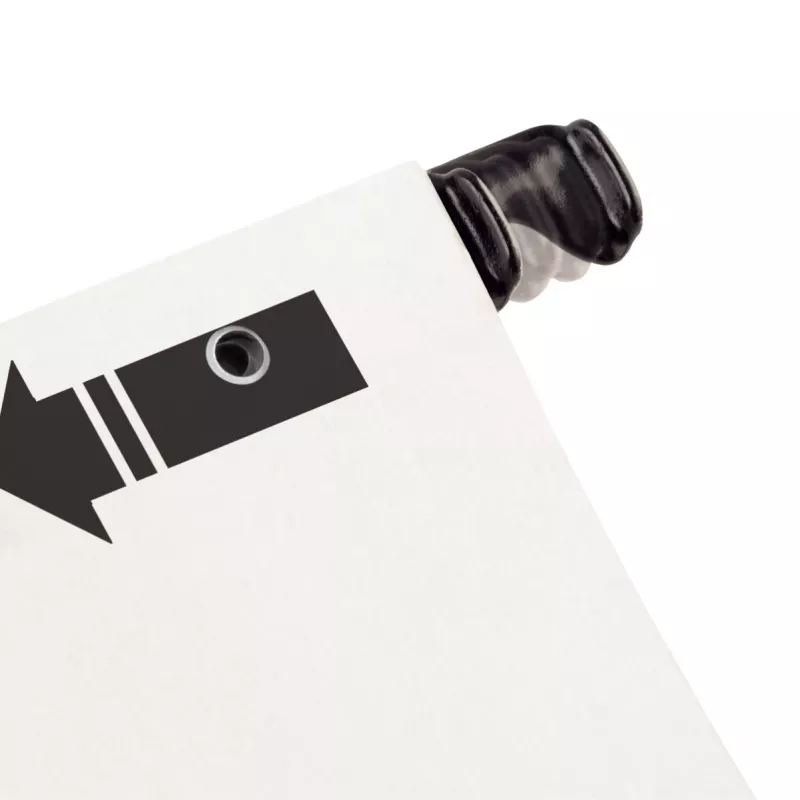 Leitz Zawieszka do segregatora Alpha Active FSC®, A4, czarna, karton, 225 g/m², FSC, DIN 821, 348 mm