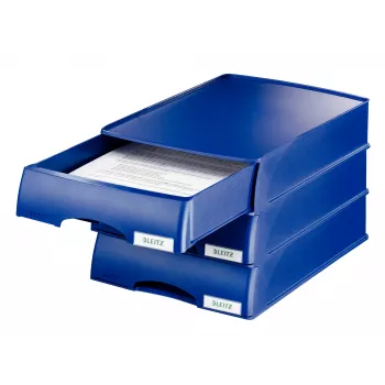 Leitz Letter tray Drawer unit Plus, Plastik, Niebieski, A4, 234 x 325 x 53 mm, 255 mm, 376 mm