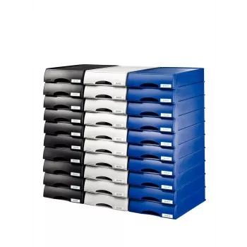 Leitz Letter tray Drawer unit Plus, plastik, szary, A4, 234 x 325 x 53 mm, 255 mm, 376 mm