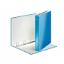 Leitz Ringbinder WOW Laminowana A4+ 4DR/25mm, A4, Karton, Niebieski, 230 arkuszy, 80 g/m², 2,5 cm