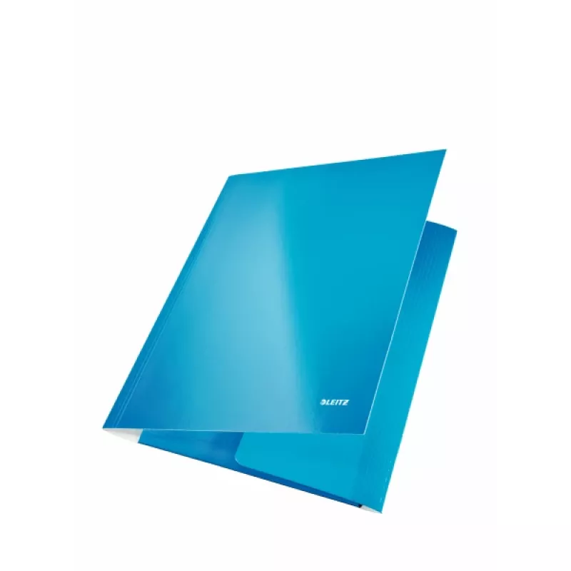 Leitz 3-Flap Folder WOW Card/POB A4, A4, polipropylen (PP), niebieski, 250 arkuszy, 80 g/m², papier