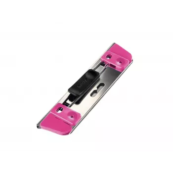 Dziurkacz Leitz Active WOW do LAF-ów, 2 arkusze, metaliczny, różowy, tworzywo sztuczne, stal nierdzewna, 8 cm, 5,5 mm, 30 g