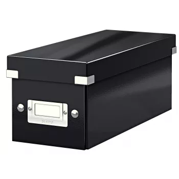 Leitz Click & Store WOW CD Storage Box, Czarny, Karton, 143 mm, 352 mm, 136 mm, 440 g