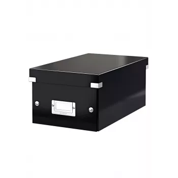 Leitz Click & Store WOW Pudełko na DVD, czarny, karton, 570 g