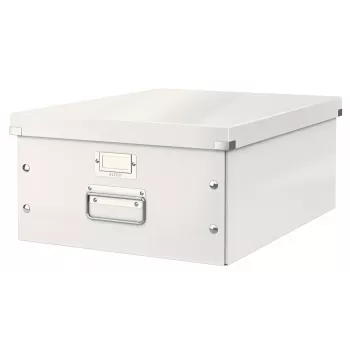 Leitz Click & Store WOW Duże pudełko do przechowywania, Biały, Tektura, 369 mm, 482 mm, 200 mm, 1,28 kg