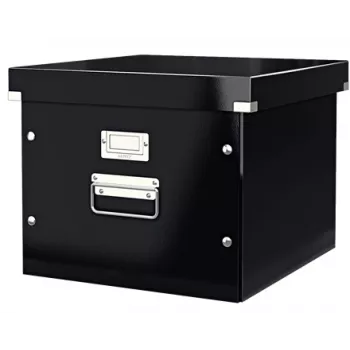 Leitz Click & Store WOW pudełko na zawieszane teczki, czarny, karton, 357 mm, 285 mm, 367 mm, 1,21 kg