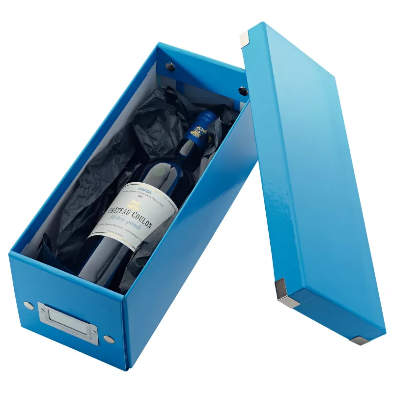 Leitz Click & Store WOW Pudełko do przechowywania CD, niebieski, karton, 143 mm, 352 mm, 136 mm, 440 g