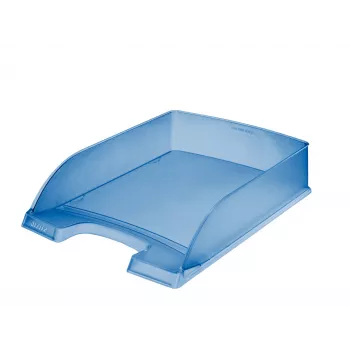 Leitz Letter tray Standard Plus Frosty Standard, tworzywo sztuczne, niebieski, A4, 255 mm, 357 mm, 70 mm