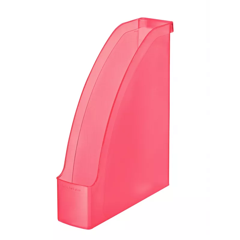 Leitz podajnik na czasopisma Plus Standard, różowy, tworzywo sztuczne, A4, 7 cm, 78 mm, 278 mm