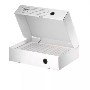 Leitz Archiving Box Infinity FSC® Horisontal 80 mm, biały, A4, 190 g, 255 x 330 x 80 mm
