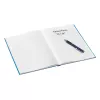 Leitz Notebook WOW A4 w kratkę z twardą okładką 90g/80 arkuszy, niebieski, A4, 80 arkuszy, 80 g/m², papier w kratkę, twarda okładka