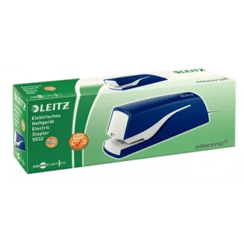 Zszywacz elektryczny Leitz 5532 NeXXt na 10 kartek, 10 kartek, 200 zszywek, 1 cm, 1 cm, tworzywo sztuczne, niebieski