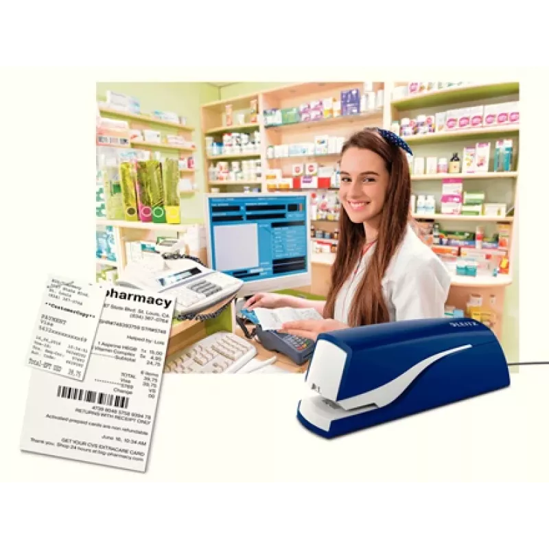 Zszywacz elektryczny Leitz 5532 NeXXt na 10 kartek, 10 kartek, 200 zszywek, 1 cm, 1 cm, tworzywo sztuczne, niebieski