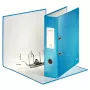 Leitz Segregator 180° WOW POB/Laminowany A4/80mm, A4, Karton, Niebieski, 600 arkuszy, 80 g/m², 8 cm