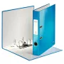 Leitz Segregator dźwigniowy 180° WOW POB/laminowany A4/50mm, A4, Karton, Niebieski, 350 arkuszy, 80 g/m², 5 cm