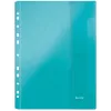 Leitz Pocket w. flap WOW A4 PP assorted, A4, Assorted colours, Polypropylene (PP), 0.2 mm, 235 mm, 4 mm