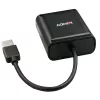 Lindy 60m 4 Port USB 2.0 Cat.6 Extender, USB 2.0, RJ-45, USB 2.0, Czarny, Metal, 52 mm, 60 mm