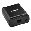 Lindy 60m 4 Port USB 2.0 Cat.6 Extender, USB 2.0, RJ-45, USB 2.0, Czarny, Metal, 52 mm, 60 mm