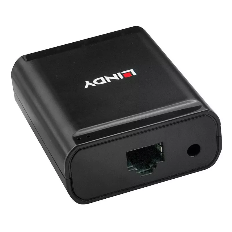 Lindy 60m 4 Port USB 2.0 Cat.6 Extender, USB 2.0, RJ-45, USB 2.0, Czarny, Metal, 52 mm, 60 mm