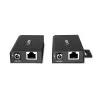 Lindy 100m 2 Port USB 2.0 Cat. 6 Extender, nadajnik i odbiornik AV, 100 m, przewodowy, czarny