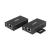 Lindy 100m 2 Port USB 2.0 Cat. 6 Extender, nadajnik i odbiornik AV, 100 m, przewodowy, czarny
