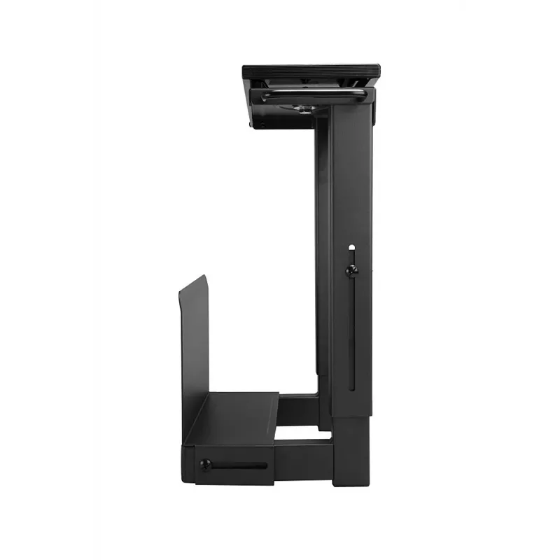 Uchwyt pod biurko do komputera PC Lindy, mocowany do biurka, 30 kg, czarny, stal, 0 - 360°, 45 cm