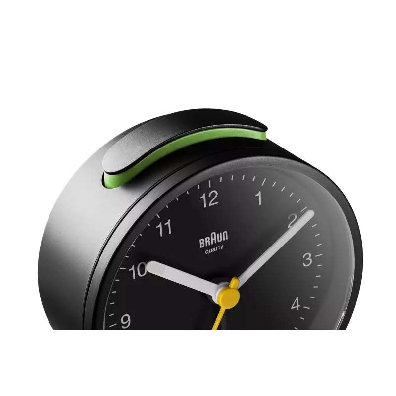 Braun BC12 kwarcowy budzik Czarny