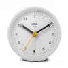Braun BC12W Kwarcowy budzik Biały