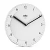 Braun BC06W Zegar kwarcowy Okrągły Biały