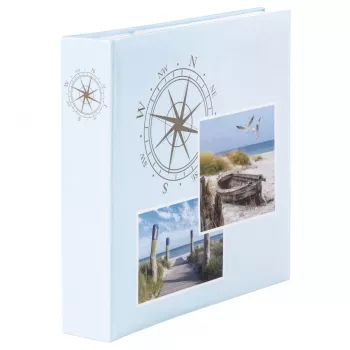 Album fotograficzny Hama Compass niebieski, brązowy, zielony 200 arkuszy 10 x 15 cm