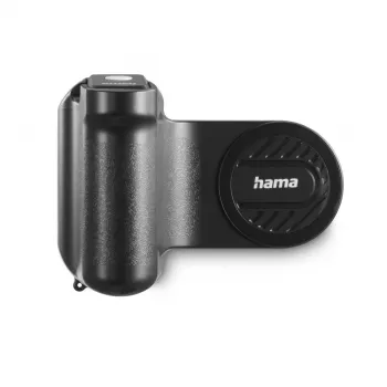 Uchwyt HAMA MagGrip Grip — magnetyczny uchwyt do smartfona, plastikowy, czarny, 130×50×100 mm